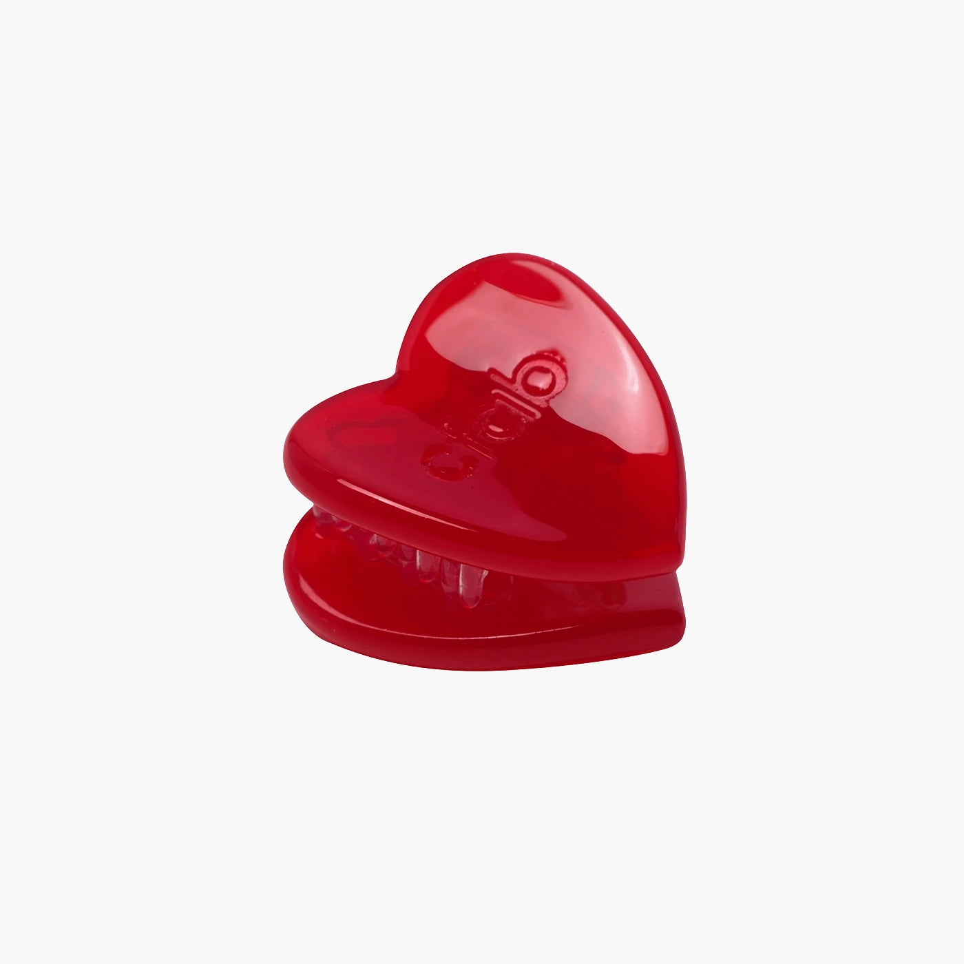 Mini pinzas para el pelo con forma de corazón