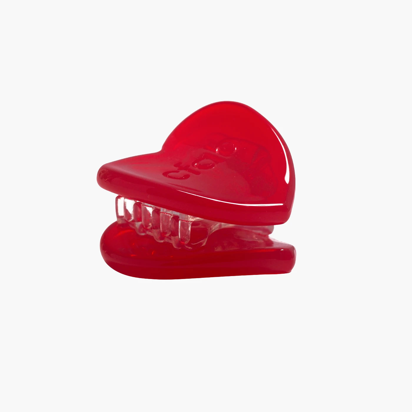 Mini pinzas para el pelo con forma de corazón