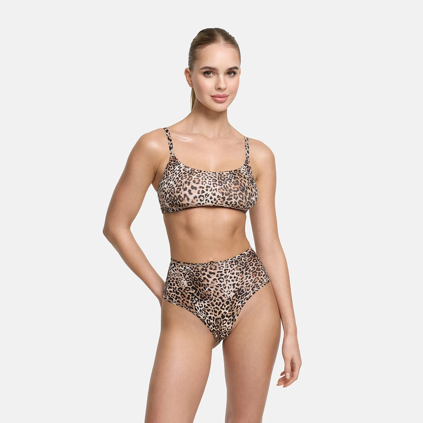 T-Shirt Bodysuit Sculpting Shapewear with Briefs