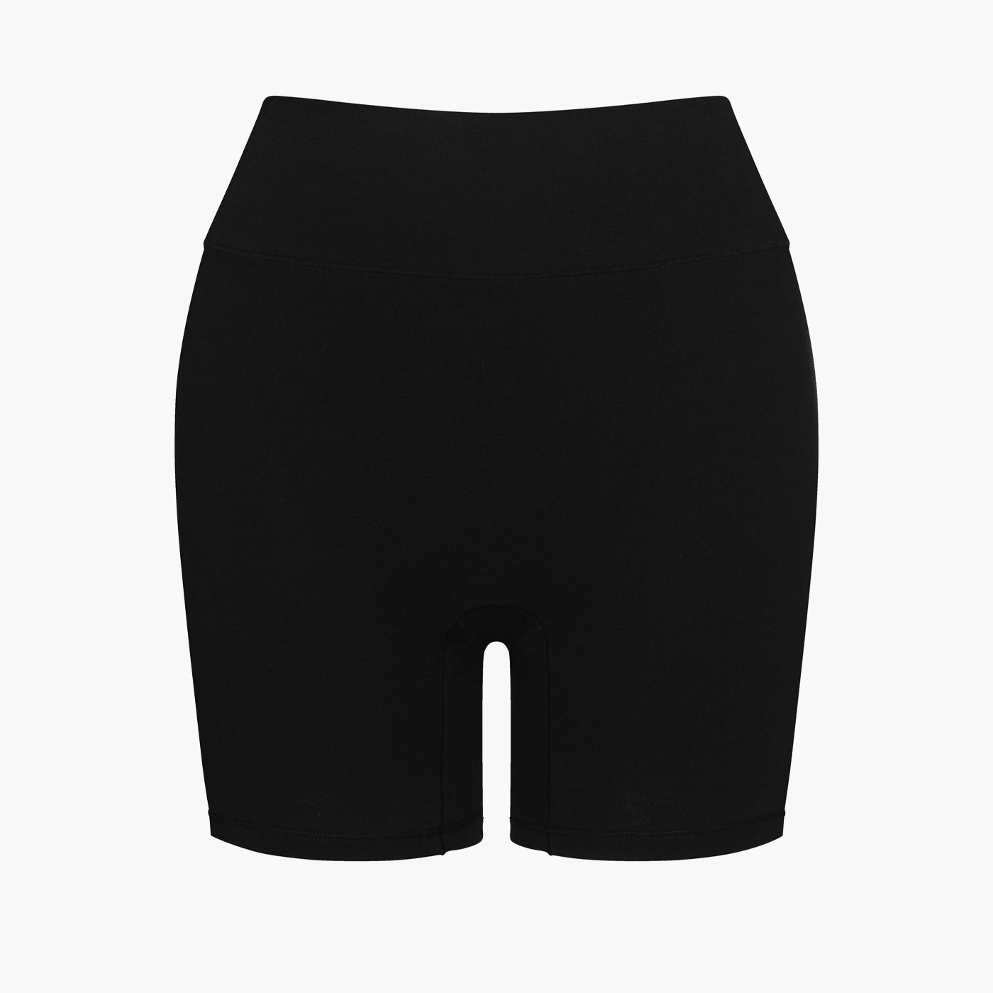 Short taille haute en coton