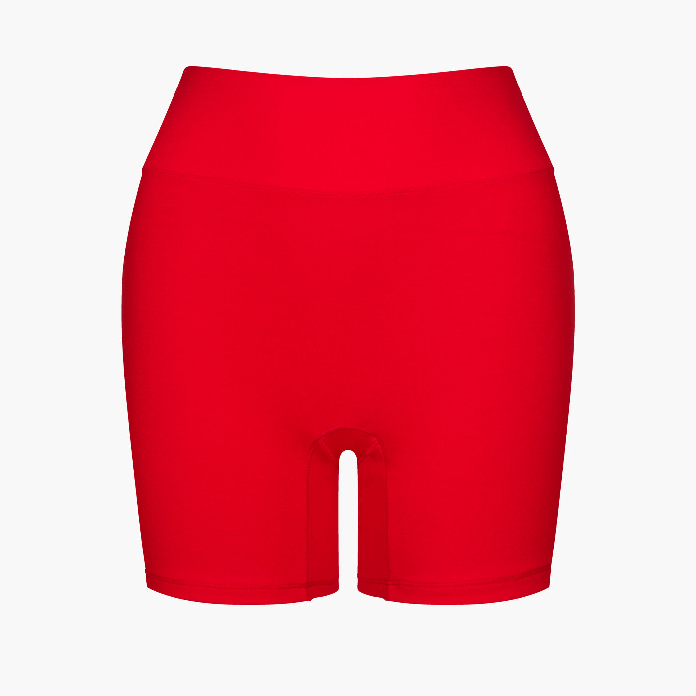 Short taille haute en coton