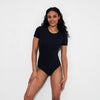 T-shirt-body met ronde hals
