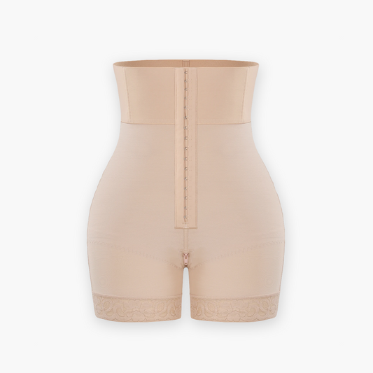 Hooggesneden shorts met bum lift en ondersteuning voor de buik