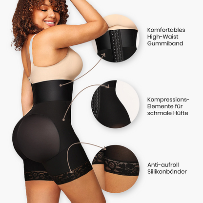 Short modellanti a vita alta con effetto push-up e supporto addominale