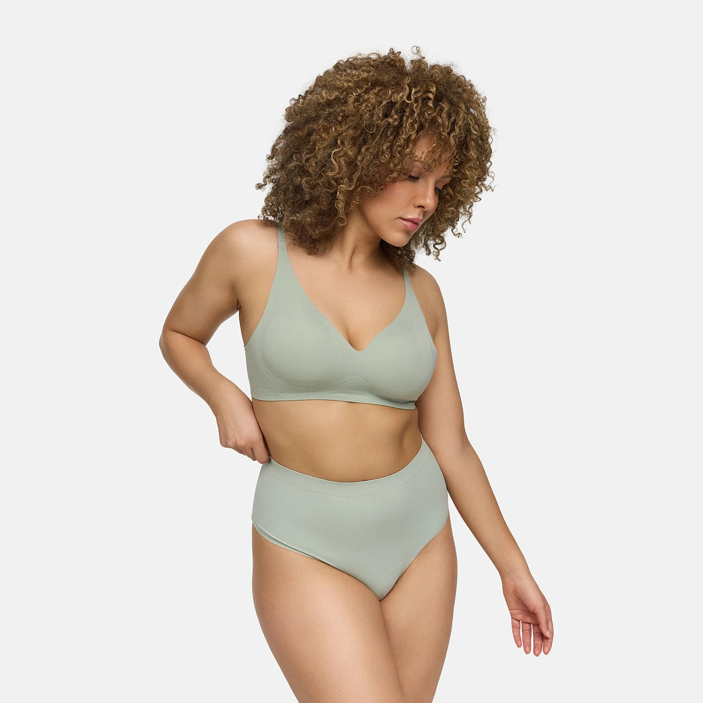 Tanga Seamless de talle alto | Pack de 3